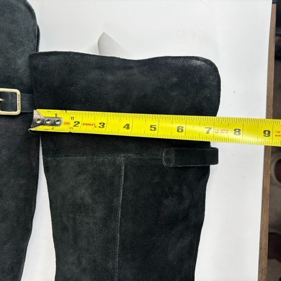 Kork-Ease Addison Women's US 9M Black Distressed Suede Over-The-Knee Riding Boot - Picture 15 of 16